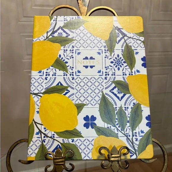 Lemon Patterned Notebook - Picture 2 of 6